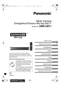 PANASONIC DMR6UBT1IEC - Enregistreur DVD