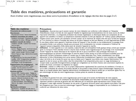 Notice THOMSON VTH6400 Magnétoscope