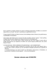 SCHOLTES FG 636.1 MA MIR/ANT - Cuisinière