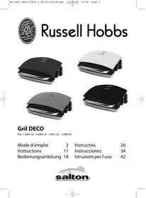 Notice RUSSEL HOBBS 15085-56 DECO GRIL Gril électrique