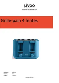 DARTY LIVOOC1 - Grille pain