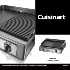 CUISINART PLSOE - Plancha électrique