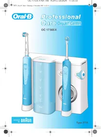 BRAUN OC 17 OXYJET - Brosse à dents électrique