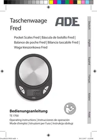 Balance de cuisineTE1700 ADE