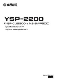 YAMAHA YSP-2200 - Haut-parleurs
