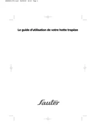 SAUTER SHD 51 DF2 BLANC - Hotte