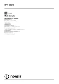 INDESIT DFP28B16FR - Lave-vaisselle