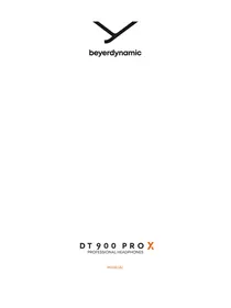 BEYERDYNAMIC dt900pro-x - Casque audio