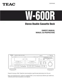 W-600R TEAC