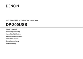 DENON DP-200 USB - Platine vinyle