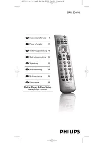 PHILIPS TELEC O SRU 530/86 - Télécommande