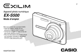 CASIO EXILIUM EX-S 500G - Appareil photo numérique