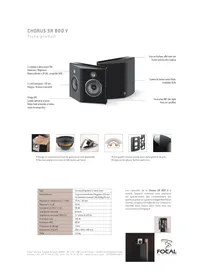 Notice FOCAL CHORUS SR800V NOI/X2 Enceinte audio