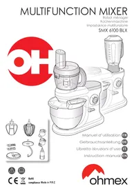 Notice OHMEX OHM-SMX-6100/BLK Robot ménager