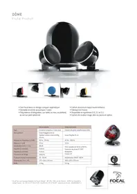 Notice FOCAL D6ME PACK 5.1 BLACK Enceinte audio