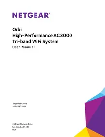 Notice NETGEAR RBR50-100PES Wi-Fi Router