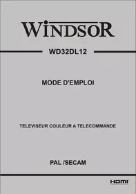 WINDSOR WD32DL12 - Téléviseur