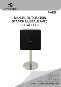 Notice DYNABASS PIANO ROUGE Enceinte audio