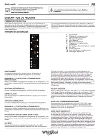 Notice WHIRLPOOL WNF9T3ZXH Réfrigérateur-congélateur