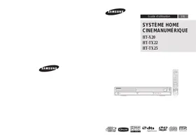 Notice SAMSUNG HT-X20R Système audio
