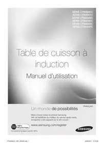 Notice SAMSUNG CTN464NCO1 Plaque de cuisson