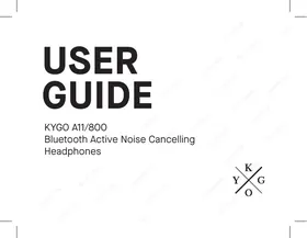 Notice KYG A11/800 Kopfhörer