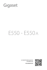 GIGASET E550 - Téléphone sans fil