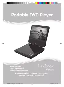 LEXIBOOK DVD 7 CARS - Lecteur dvd