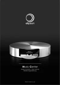 Notice ELIPSON MUSIC SYSTEM NOIR Chaîne Hi-Fi