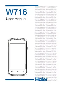 Notice HAIER W716 BLANC Téléphone mobile
