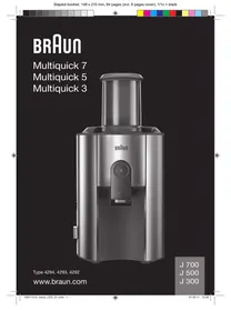 BRAUN J 500 - Extracteur de jus