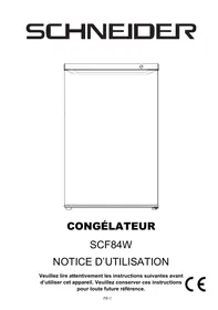 SCHNEIDER SCF84W - Congélateur
