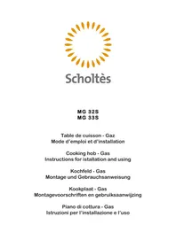 SCHOLTES MG 33S NR CD-NOIR - Table de cuisson