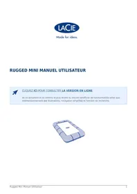 Notice LACIERE D.D2.5"1TO MINI RUGGED Disque dur externe
