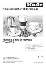 MIELE CVA6805 - Cafetière