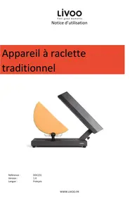 LIVOO RacletteDOC231 - Appareil à raclette