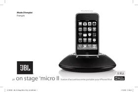 Notice JBL MINHP ONSTAGE M BLANC Enceinte bluetooth