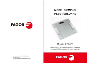 FAGOR FG957B - Pèse-personne