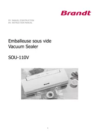 BRANDT SOU-110V - Emballage alimentaire sous vide