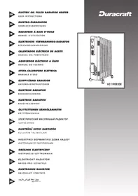 Notice DURACRAFT CZ-190820E Radiateur électrique