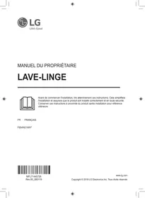 LG F854N51WHSB - Lave-linge séchant