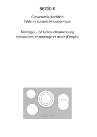 AEG 86700 KMN INOX - Plaque de cuisson