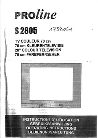 PROLINE S2805 - Téléviseur