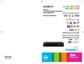 Notice GLOBSAT GS2000FRANSAT Décodeur satellite