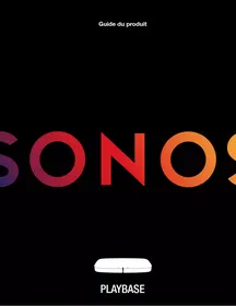 Notice SONOS PLAYBASE WHITE Enceinte audio