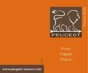 Notice PEUGEOT 25762 BALTIC MP Moulin à poivre