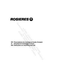 ROSIERES RHC626/1 - Hotte aspirante