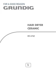 GRUNDIG SECHANTHD6760 - Sèche cheveux