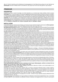 Notice CANDY CDH90X Aspirateur