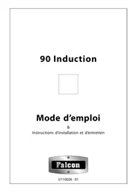 Notice FALCON CDL9OEICR/C-EU CREME Plaque de cuisson induction